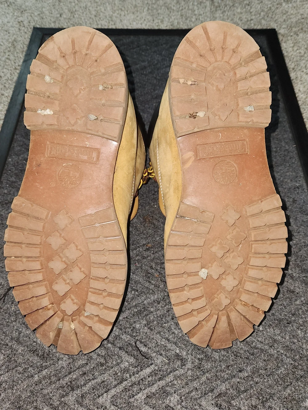 Men's Timberland Boots - Tan Suede Lace-Up